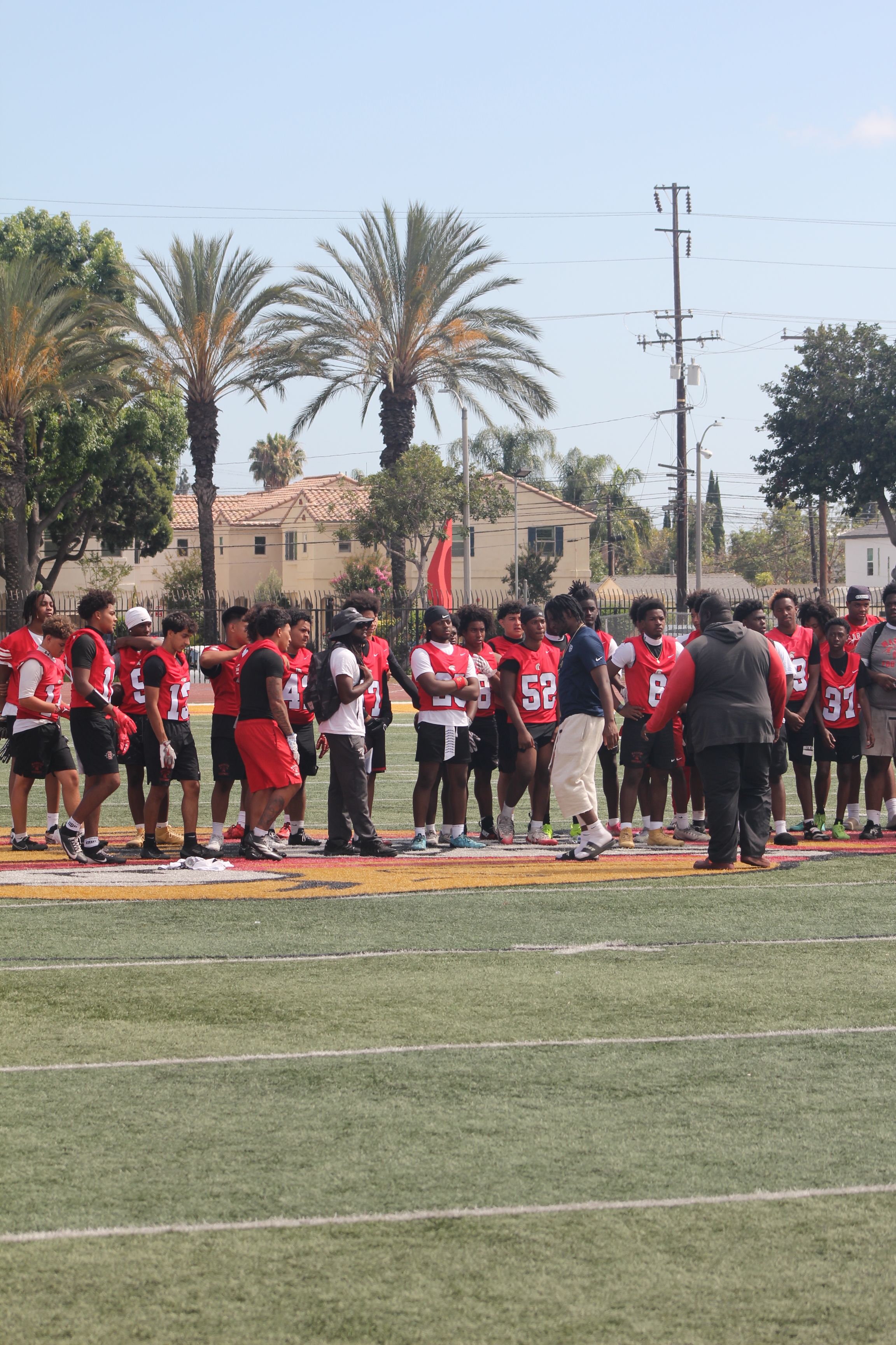 St. Pius X-St. Matthias Academy athletes after winning the event